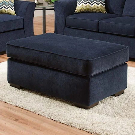 Casual Ottoman with Rectangle Shape